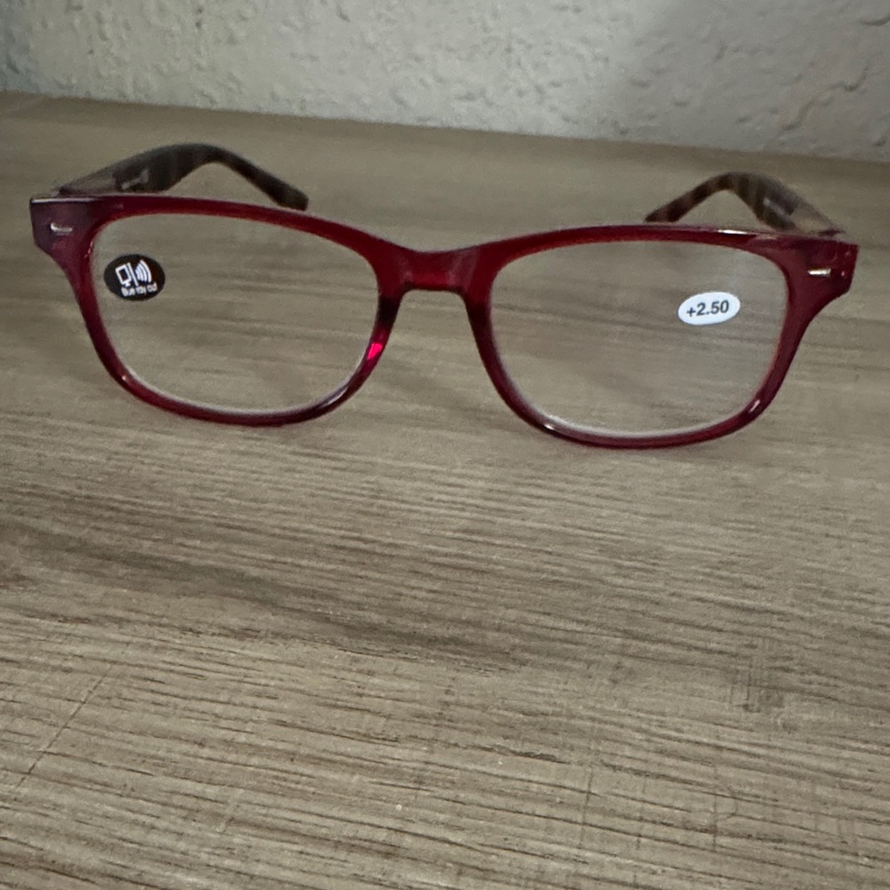 Red Reading Glasses